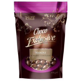 Poex Choco Exclusive Mandle v tmavej čokoláde 175 g