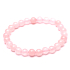Náramok Rosie elastický prírodný kameň, guľôčka 6 mm / 16 cm, pre deti, kameň lásky