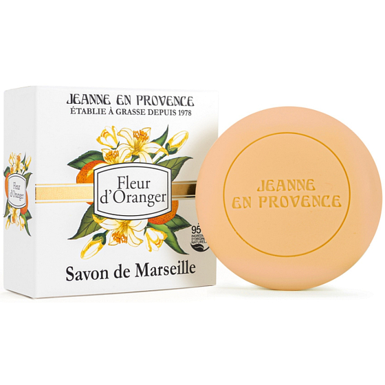 Jeanne en Provence Fleur d´ Oranger - Pomerančový květ tuhé toaletní mýdlo 100 g