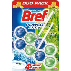 Bref Power Aktiv 4 Formula Borovica Freshness WC blok 2 x 50 g, duopack