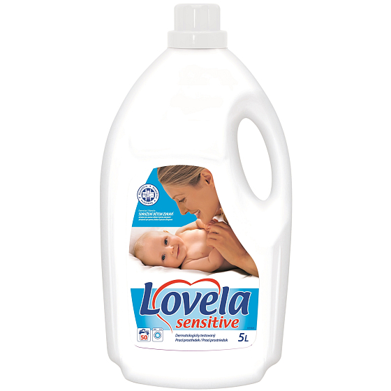 Lovela Sensitive tekutý prací prostriedok 5 l