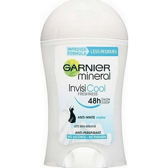 Garnier Mineral Invisi Cool antiperspirant dezodorant stick pre ženy 40 ml