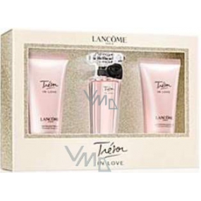 Lancome Trésor In Love toaletná voda pre ženy 30 ml + telové mlieko 50 ml + sprchový gél 50 ml, darčeková sada