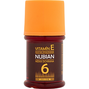 Nubian OF6 Olej na opaľovanie, nízka ochrana 60 ml