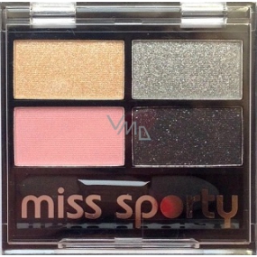 Miss Sporty Studio Colour Quattro očné tiene 409 Smoky To Shine 3,2 g