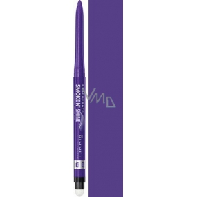 Rimmel London Exaggerate Smoke & Shine automatická vodeodolná ceruzka na oči 003 Purple Craze 0,28 g