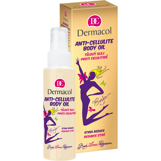 Dermacol Enja Anti-Cellulite & Anti-Stretch masážny telový olej proti celulitíde a striám 100 ml