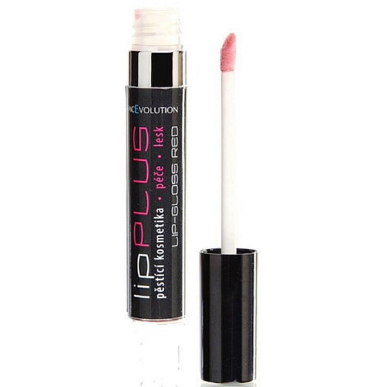 FacEvolution LipPlus Red Lesk na pery vyživujúce, vyhladzujúci, hydratačné Malinový odtieň 5 ml