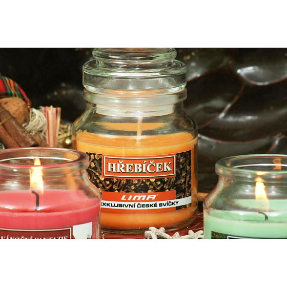Lima Aroma Dreams Klinček aromatická sviečka pohárik s viečkom 120 g