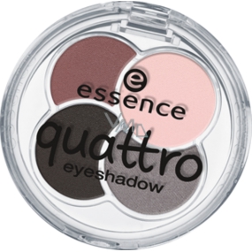 Essence Quattro Eyeshadow očné tiene 19 greys n 'roses 5 g