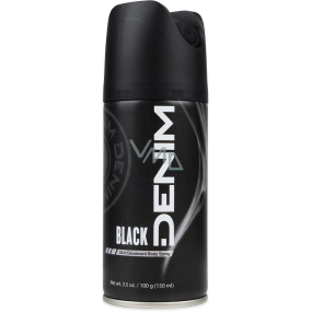 Denim Black deodorant sprej pre mužov 150 ml