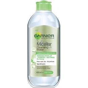 Garnier Skin Naturals micelárna voda 3v1 pre zmiešanú a citlivú pleť 400 ml