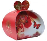 English Soap Začarované kvety prírodné parfumované mydlo s bambuckým maslom 3 x 20 g