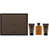 Gucci Guilty Absolute toaletná voda pre mužov 50 ml + balzam po holení 50 ml + sprchový gél 50 ml, darčeková sada