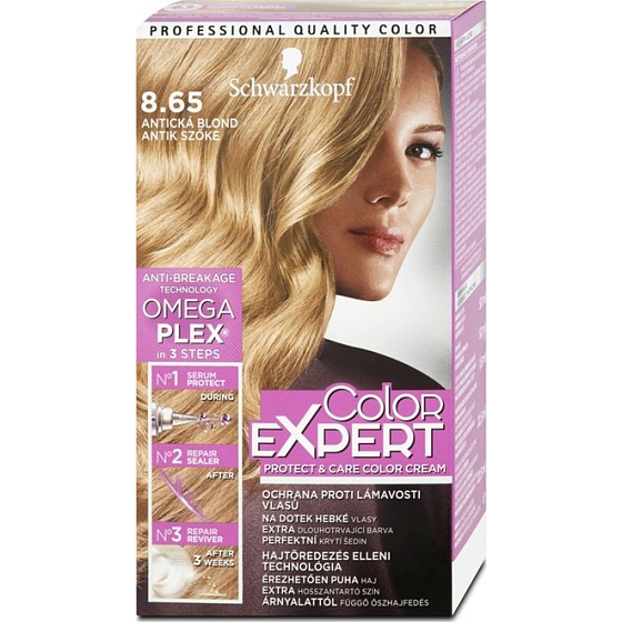 Schwarzkopf Color Expert farba na vlasy 8.65 Antická blond
