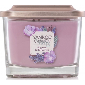 Yankee Candle Sugared Wildflowers - Sladké divoké kvety sójová vonná sviečka Elevation strednej sklo 3 knôty 347 g