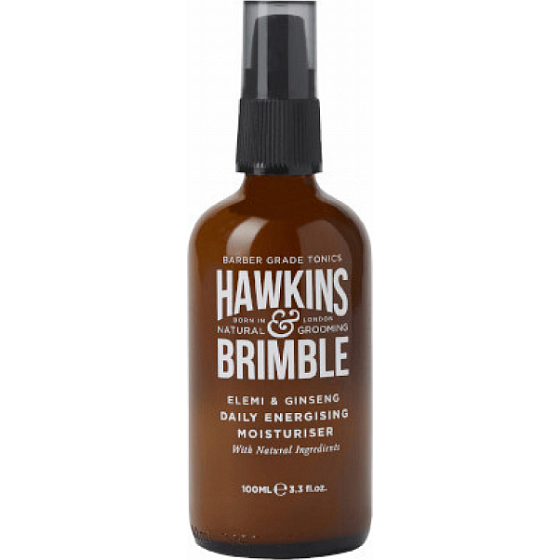 Hawkins & Brimble Men denný energizujúci hydratačný pleťový krém s jemnou vôňou elemi a ženšenu 100 ml