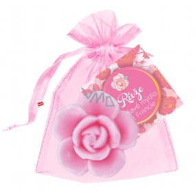 NeoCos Ruža ružová darčekové toaletné mydlo v organze 30 g