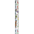 Präsenta Darčekový baliaci papier 70 cm x 5 m Vianočné svetlo modrý so sobom, snehuliakom, Merry Christmas