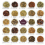 English Tea Shop Bio Adventný kalendár Wellness 25 kusov pyramídiek sypaného čaju, 25 príchuťou, 50 g, darčeková sada