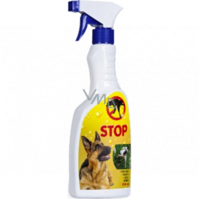 Bio-Enzým Stop Pes prírodné odpudzovač psov pre použitie v interiéri aj v exteriéri rozprašovač 500 ml