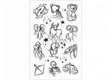 Tetovacie obtlačky Zodiac black 13 x 8,5 cm