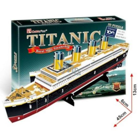 Clementoni Puzzle 3D Titanic 35 dielikov, odporúčaný vek 9+