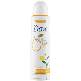 Dove Lemon & Peach dezodorant v spreji pre ženy bez hliníkových solí 150 ml