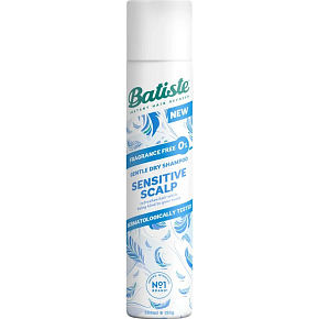 Batiste Sensitive Scalp suchý šampón na vlasy pre citlivú pokožku hlavy 200 ml