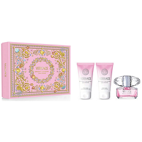 Versace Bright Crystal toaletná voda 50 ml + telové mlieko 50 ml + sprchový gél 50 ml, darčeková sada pre ženy