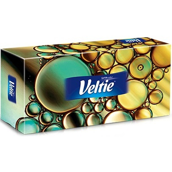 Veltie Style hygienické papierové vreckovky box 2 vrstvové 70 kusov