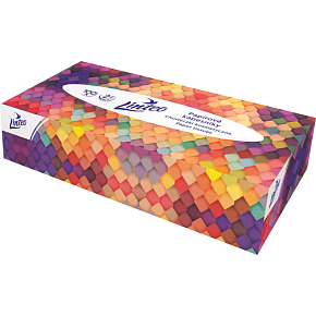 Linteo 2vrstvové papierové vreckovky, box 100 ks