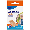 Cosmos Flexibilná textilná elastická náplasť v 2 veľkostiach 20 kusov