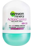 Garnier Mineral Action Control guľôčkový deodorant bez alkoholu roll-on pre ženy 50 ml