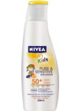 Nivea Sun Kids Pure & Sensitive OF50+ mlieko na opaľovanie pre deti 200 ml
