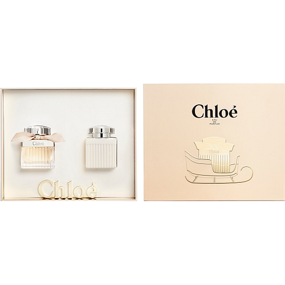 Chloé Chloé parfumovaná voda 50 ml + telové mlieko 100 ml, darčeková súprava