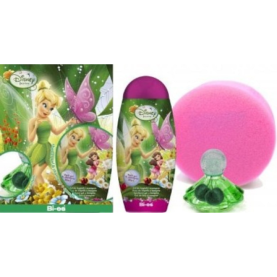 Disney Fairies toaletná voda 20 ml + 2v1 sprchový gél a šampón 250 ml, kozmetická sada