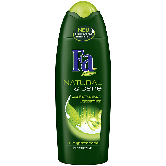 Fa Natural & Care Biely strapec a jojobový mlieko sprchový gél 250 ml