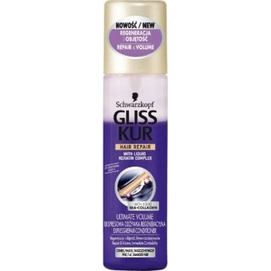 Gliss Kur Ultimate Volume Regenerácia a objem balzam na vlasy sprej 200 ml