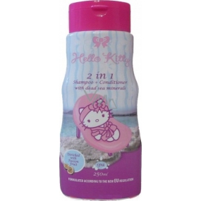 Hello Kitty Vôňa exotického ovocia 2v1 šampón a kondicionér pre deti 250 ml