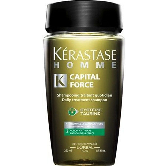 Kérastase Homme Capital Force Anti-Gras Šampón pre mužov na mastné vlasy 250 ml