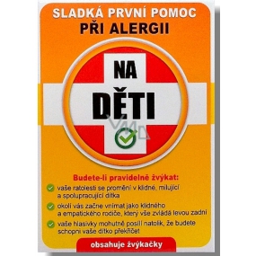 Nekupto Sladká prvá pomoc, Ovocné žuvačky pri alergii Na deti 10 kusov