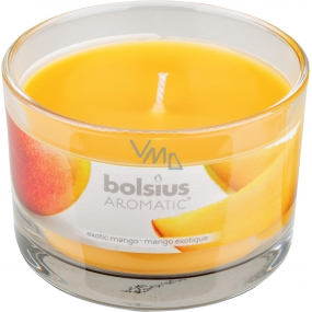 Bolsius Aromatic Exotic Mango - Mango vonná sviečka v skle 90 x 65 mm 247 g doba horenia cca 30 hodín