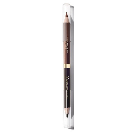 Max Factor Eyefinity Smoky obojstranná ceruzka na oči Charcoal + Brushes Copper