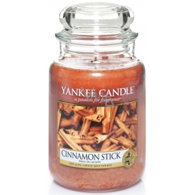 Yankee Candle Cinnamon Stick - Škoricová tyčinka vonná sviečka Classic veľká sklo 623 g