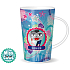 Nekupto Miss Cool Hrnček Mačka baretka Krásna & šik 350 ml