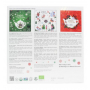 English Tea Shop Bio Adventný kalendár Puzzle červený 25 kusov biologicky odbúrateľných pyramídiek čaju, 13 príchuťou, 48 g, darčeková sada