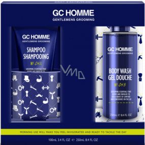 Grace Cole GC Sport hrnček + šampón 100 ml + umývací gél 250 ml, kozmetická sada pre mužov