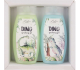 Bohemia Gifts Kids Dino sprchový gél modrý 250 ml + sprchový gél zelený 250 ml, kozmetická sada pre deti