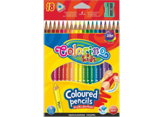 Colorino Pastelky trojhranné 18 farieb + orezávátko